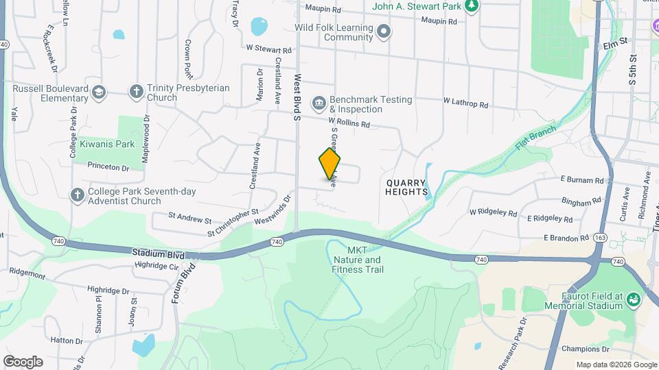 923 S Greenwood Ave Map and Location Details