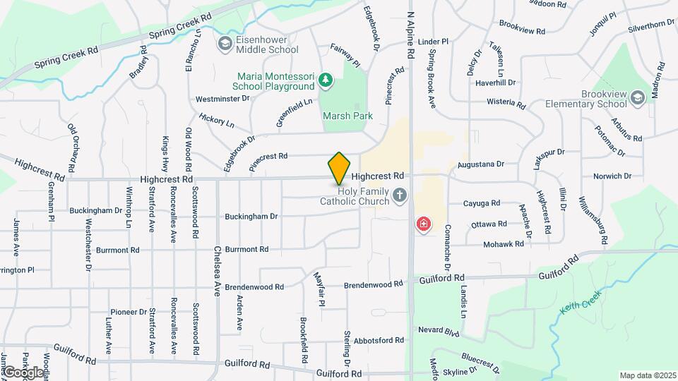 4208 Crestview Dr Map and Location Details