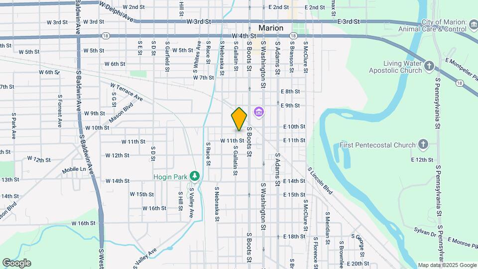 1017 S Gallatin St Map and Location Details