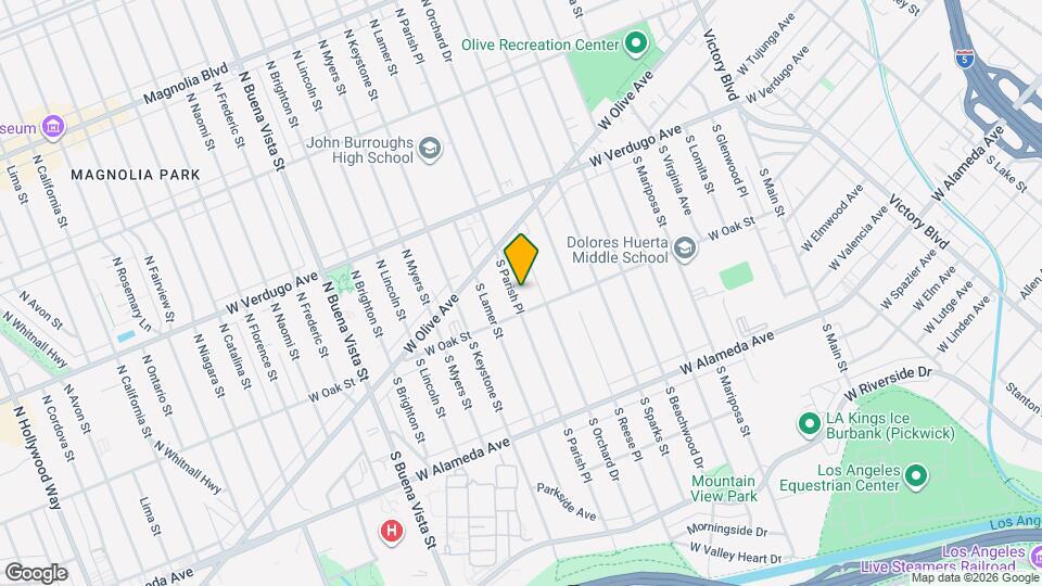 146 S Parish Pl Mapa y Detalles de la Ubicación