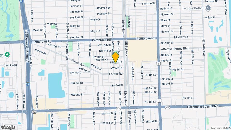 612 NW 2nd Ave Map and Location Details