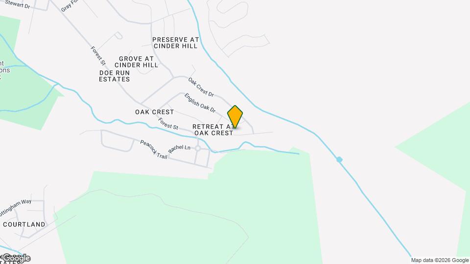 647 Red Oak Ln Map and Location Details