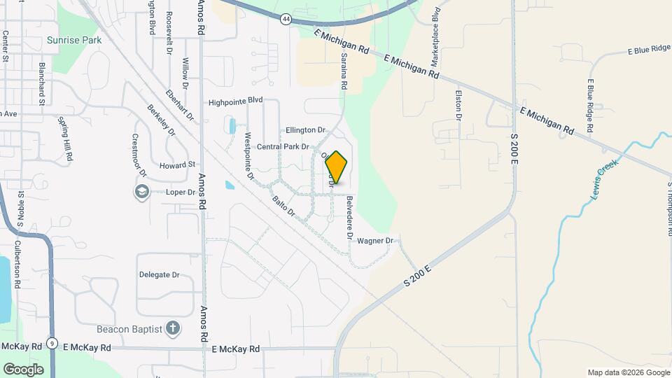 864 Olmsted Dr Mapa y Detalles de la Ubicación