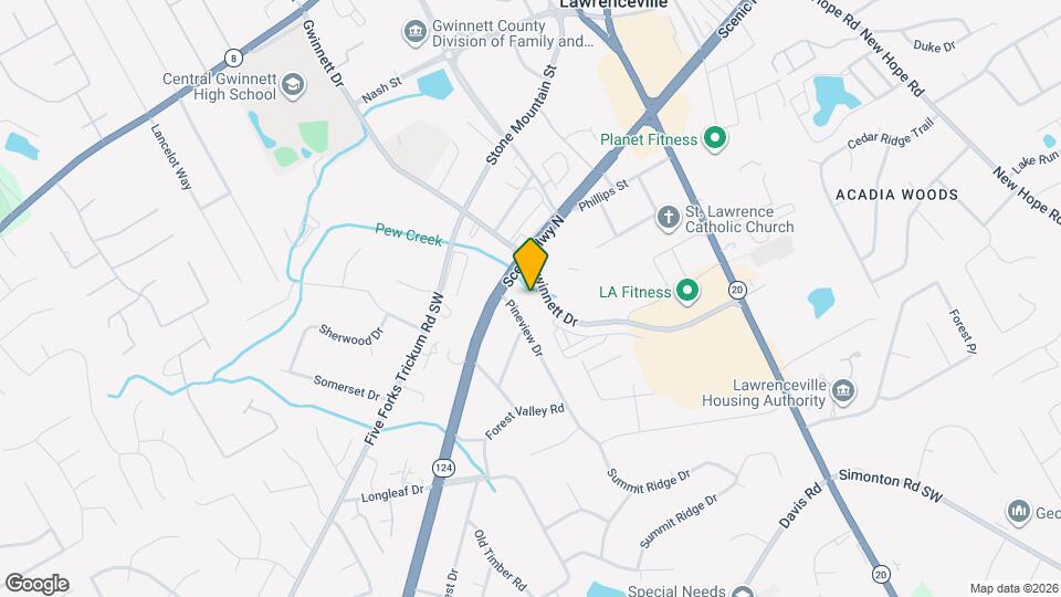 311 Gwinnett Dr Mapa y Detalles de la Ubicación