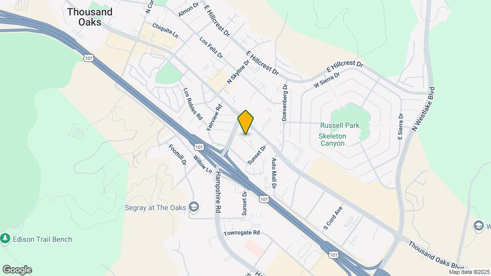 3175-3177 Los Robles Rd Map and Location Details