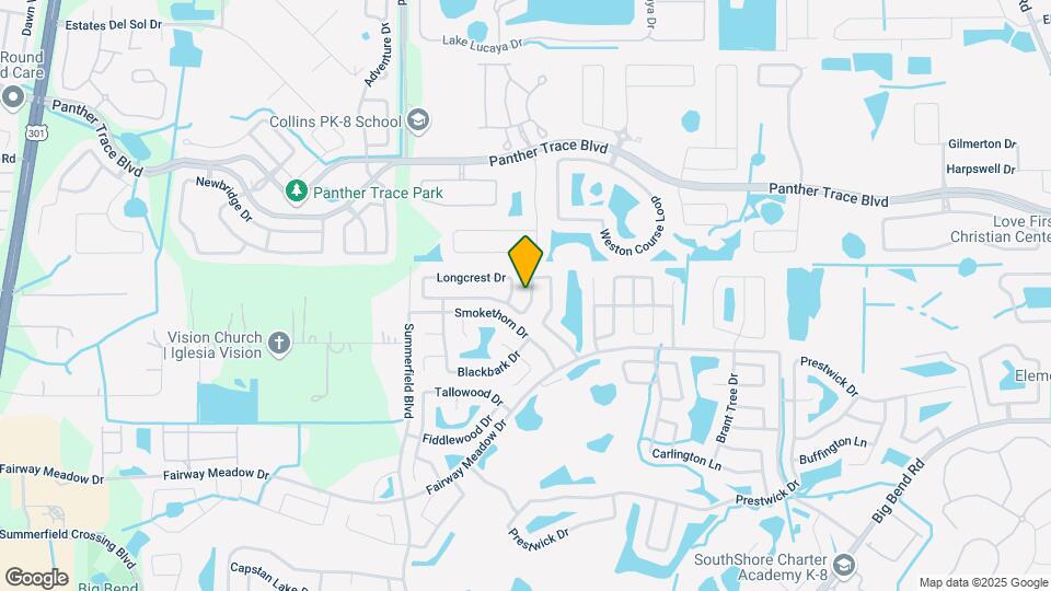 12820 Longcrest Dr Map and Location Details