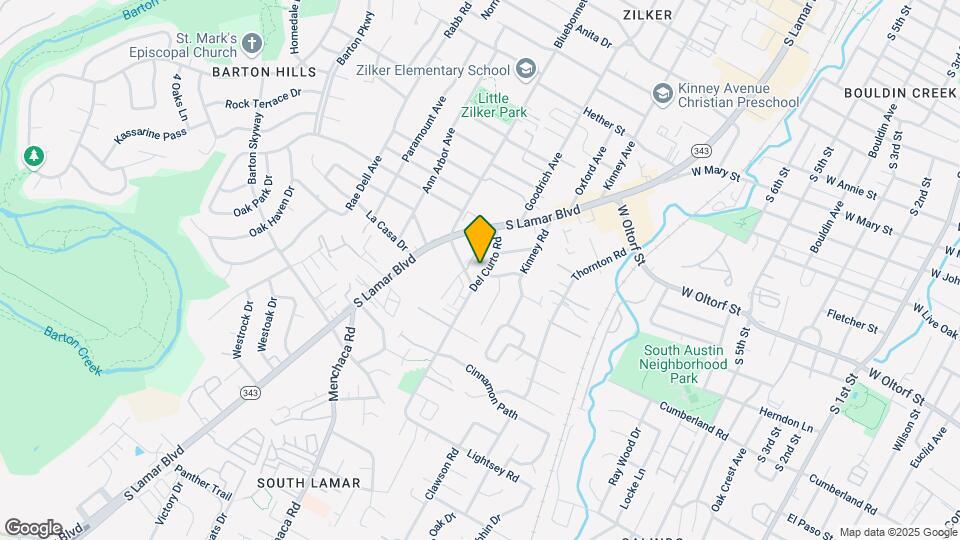 2306 Del Curto Rd Map and Location Details
