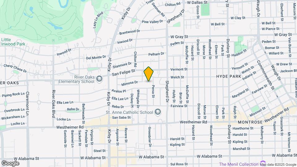 2207 Mimosa Dr Map and Location Details