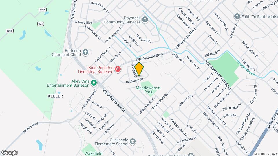 934 Benjamin Dr Map and Location Details