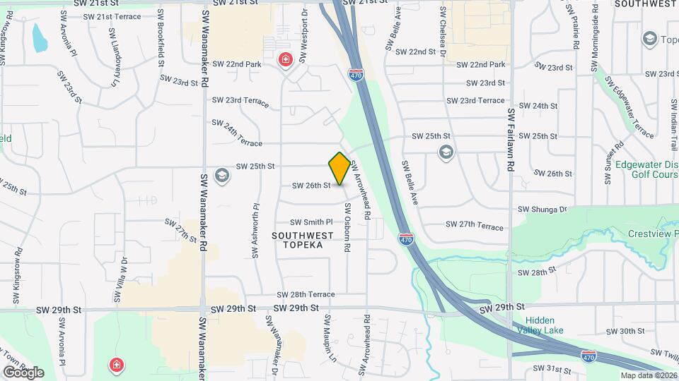 2605 SW Osborn Rd Map and Location Details