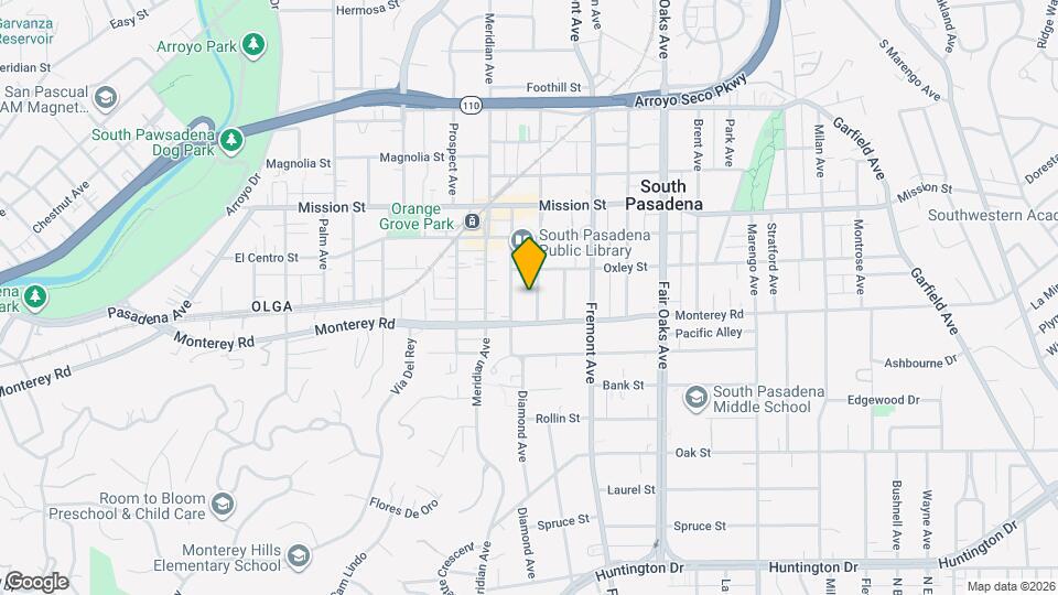 1123 Fairview Ave Map and Location Details