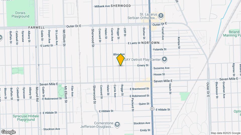 19222 Rogge St Map and Location Details