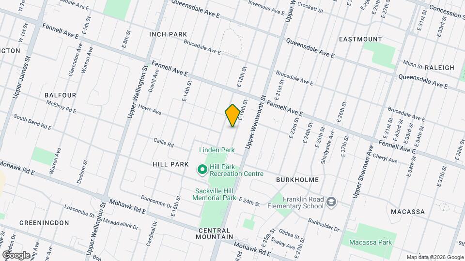 380 E 19th St Map and Location Details