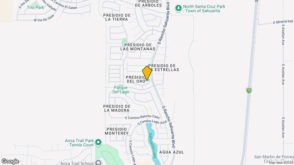 353 E Calle Puente Lindo Mapa y Detalles de la Ubicación