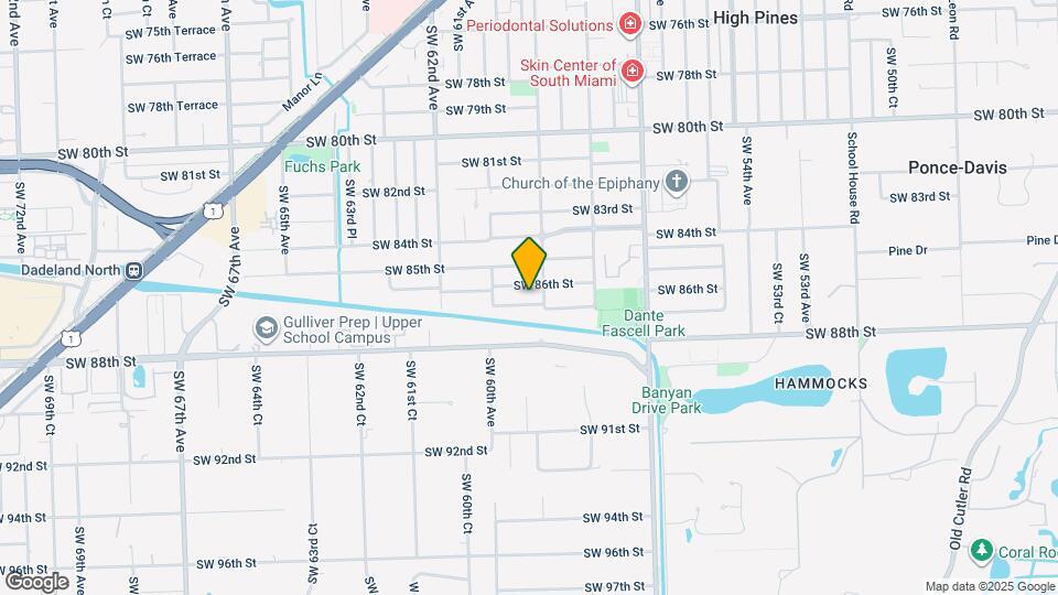 5921 SW 87th St Mapa y Detalles de la Ubicación