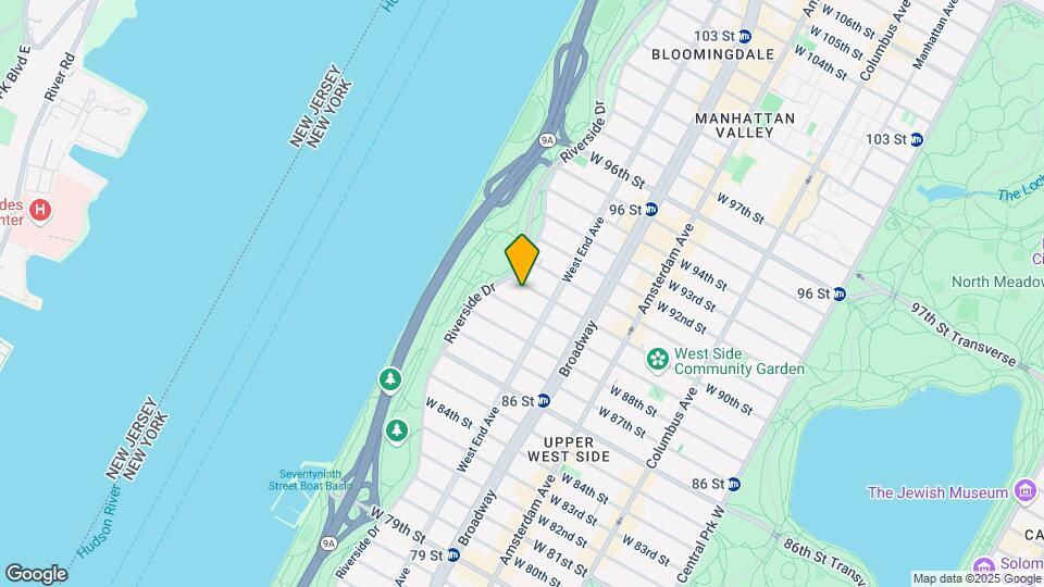320 W 90th St Mapa y Detalles de la Ubicación
