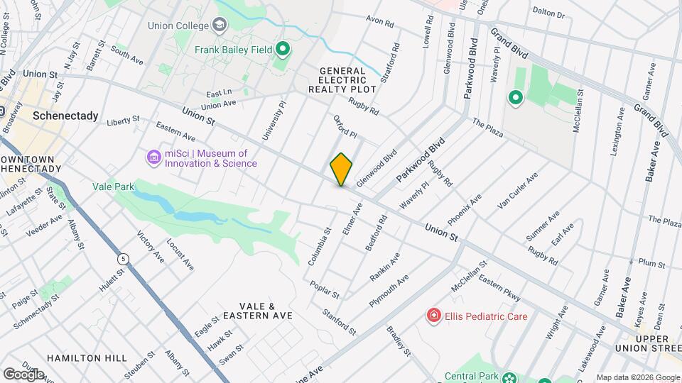 1226 Union St, Unit Up Map and Location Details