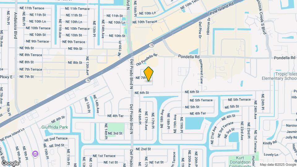 2921 NE 6th Terrace Mapa y Detalles de la Ubicación