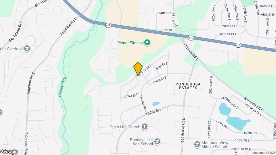 19503 99th St Ct E Map and Location Details