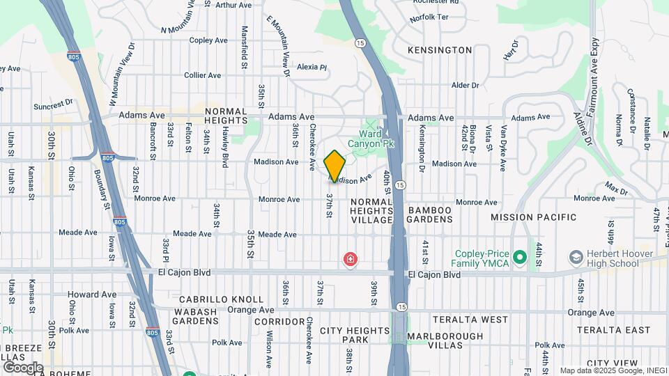 4533 37th St Map and Location Details