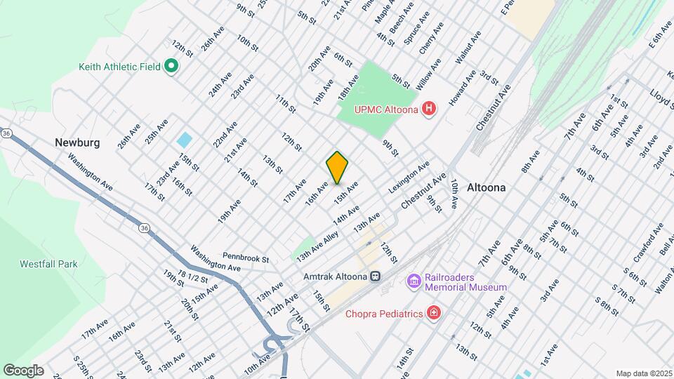 1509 12th St, Unit 2st floor Map and Location Details