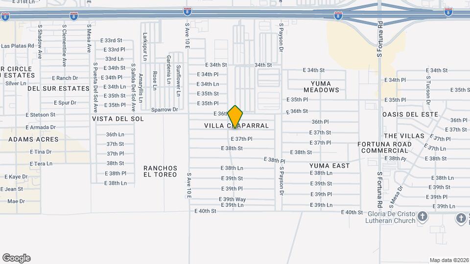 10309 E 37th St Map and Location Details