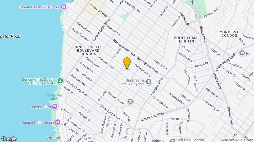 4461 Santa Cruz Ave Map and Location Details