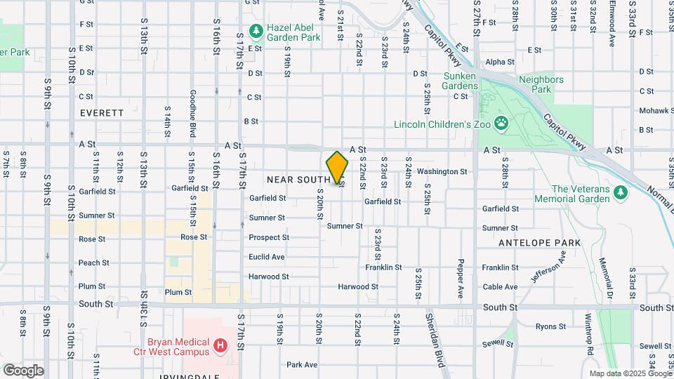 1541 S 21st St Mapa y Detalles de la Ubicación