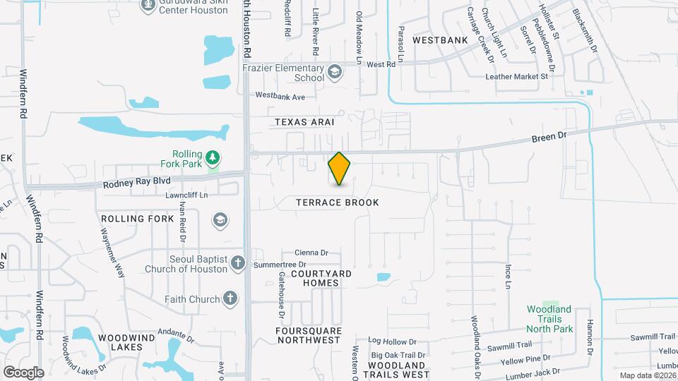 8218 Terrace Brook Dr Map and Location Details