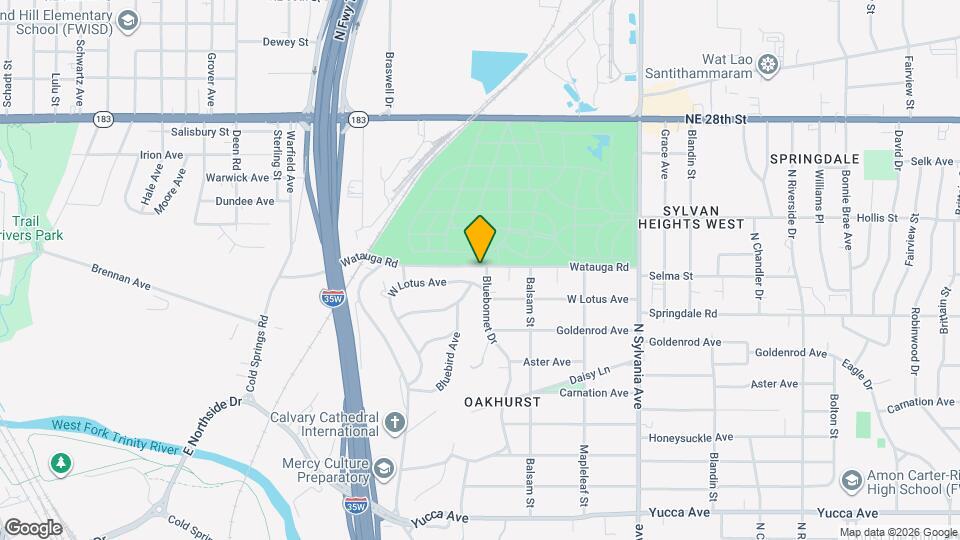 2021 Bluebonnet Dr Map and Location Details