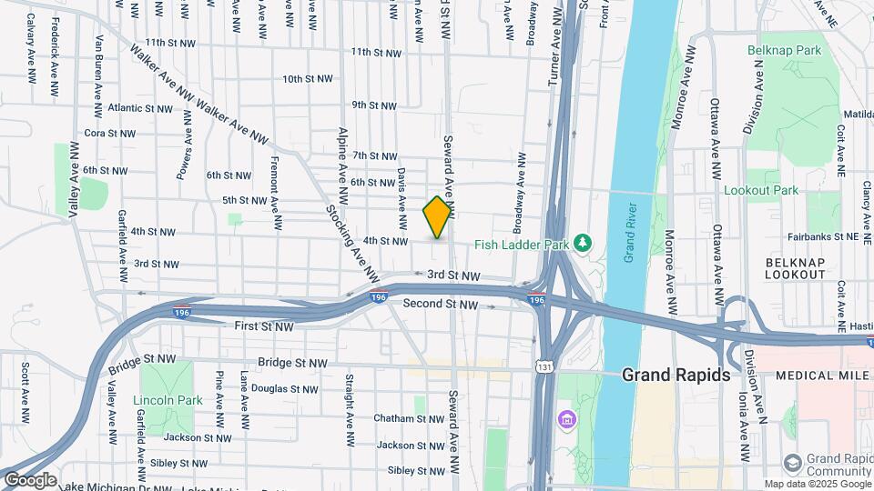616 4th St NW, Unit 1 Map and Location Details