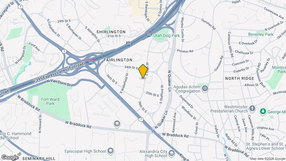 3436 S Utah St Map and Location Details