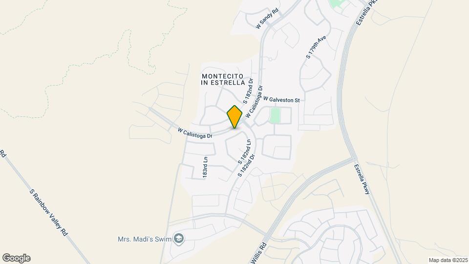 18256 W Thunderhill Pl Map and Location Details