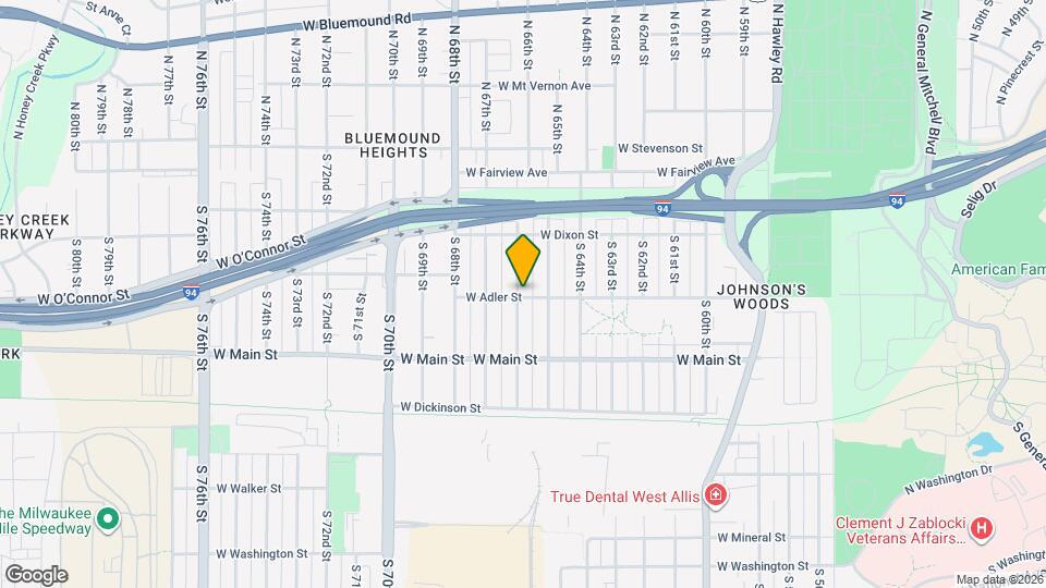 336 S 66th St Map and Location Details