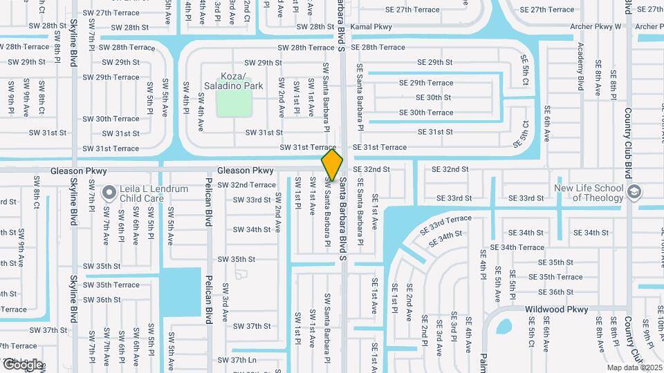 3215 SW Santa Barbara Pl Map and Location Details