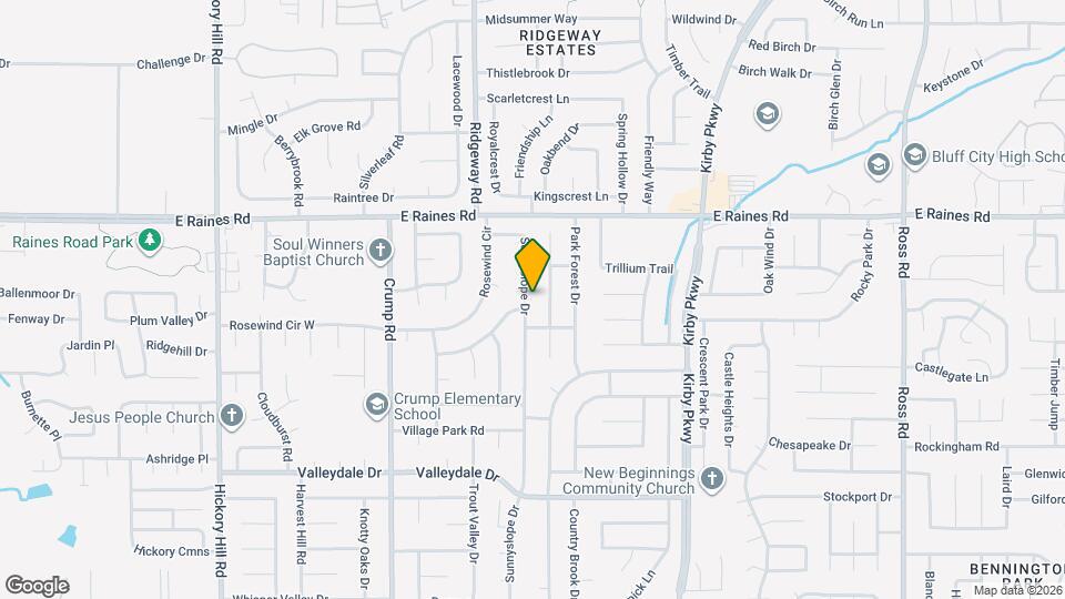 4262 Sunnyslope Dr Map and Location Details