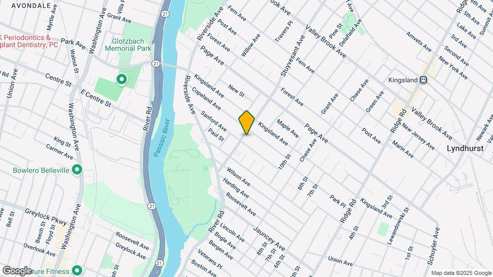 634 Stuyvesant Ave Map and Location Details