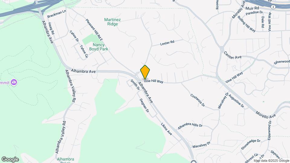 870 Vine Hill Way Map and Location Details