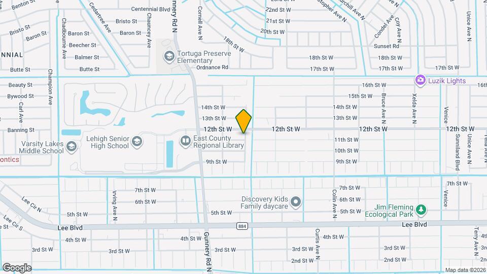 4300 11th St W Map and Location Details