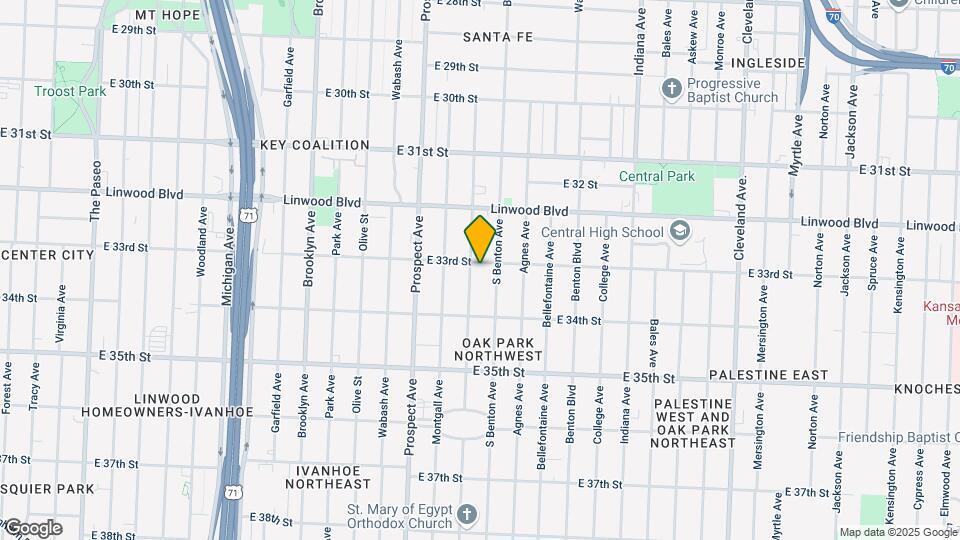 2805 E 33rd St Map and Location Details