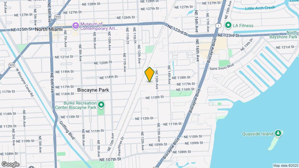 1267 NE 117th St Map and Location Details