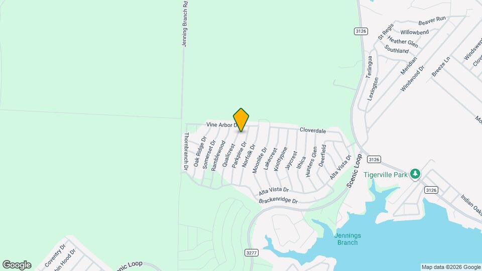 380 Quailcrest Map and Location Details