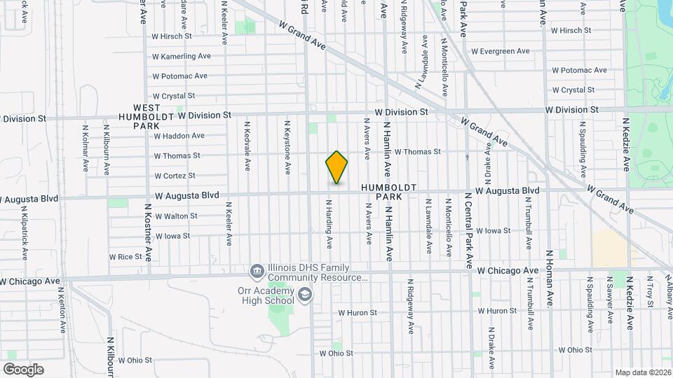 3918 W Augusta Blvd Map and Location Details