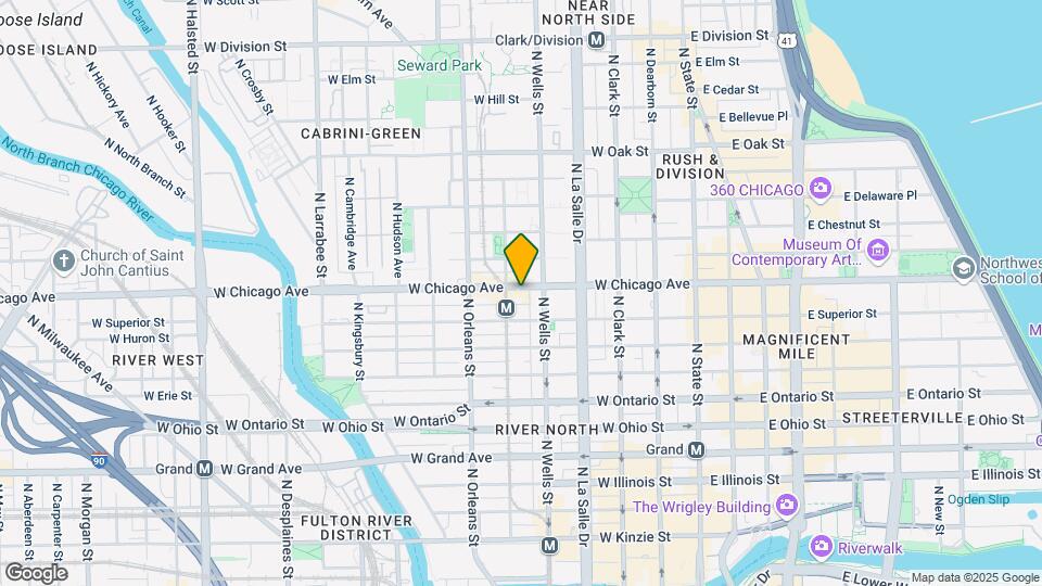 219 W Chicago Ave, Unit 400 Mapa y Detalles de la Ubicación