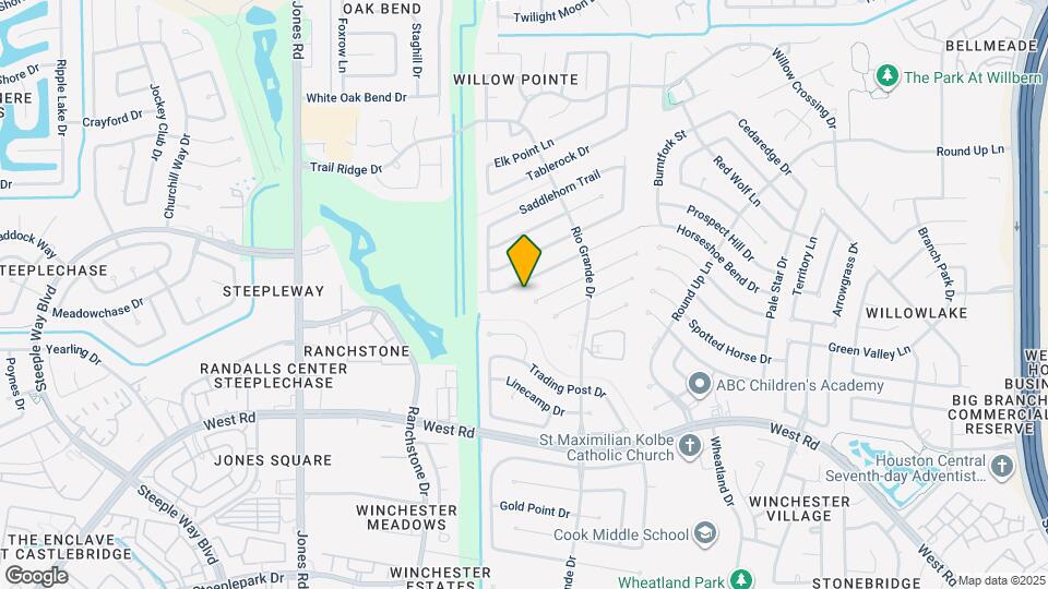10607 Horseshoe Bend Dr Map and Location Details