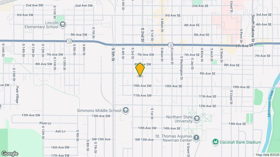 906 S 2nd St Map and Location Details