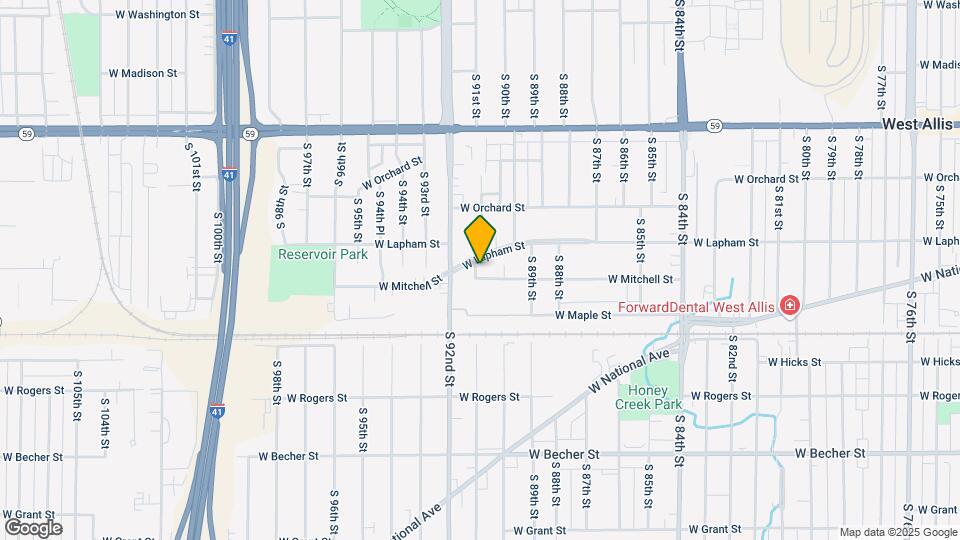 9032 W Mitchell St Mapa y Detalles de la Ubicación