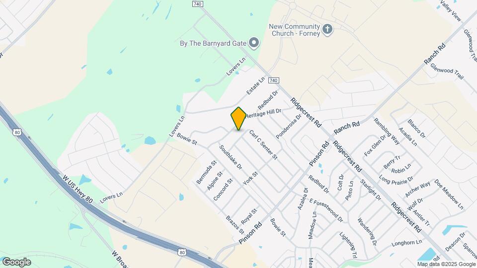 616 Carl C Senter St Map and Location Details