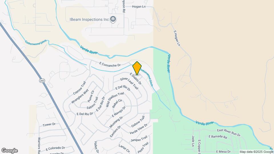 4524 E Diablo Dr Map and Location Details