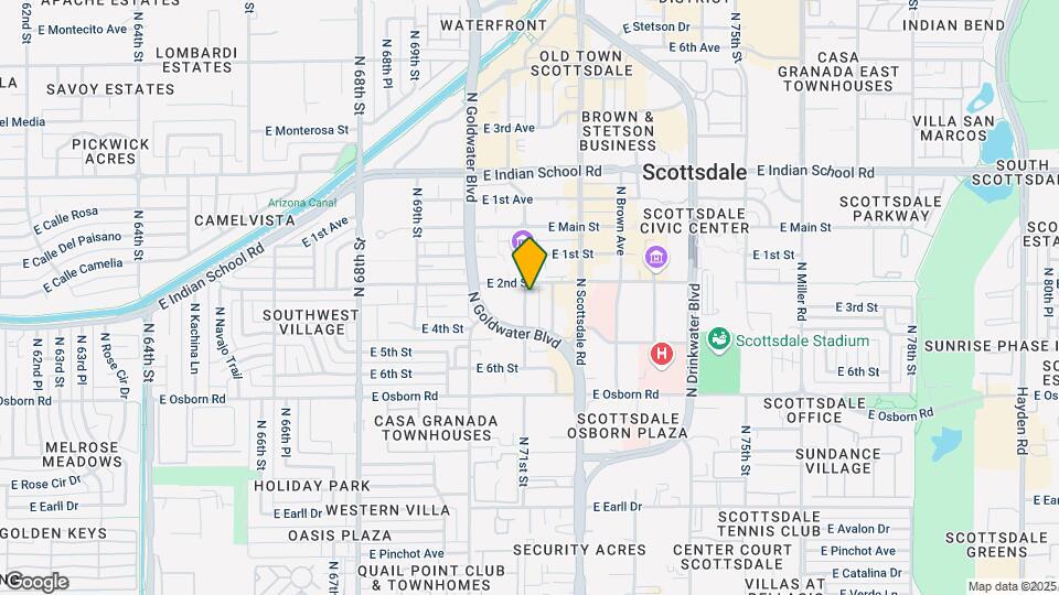 3707 N Marshall Way Map and Location Details